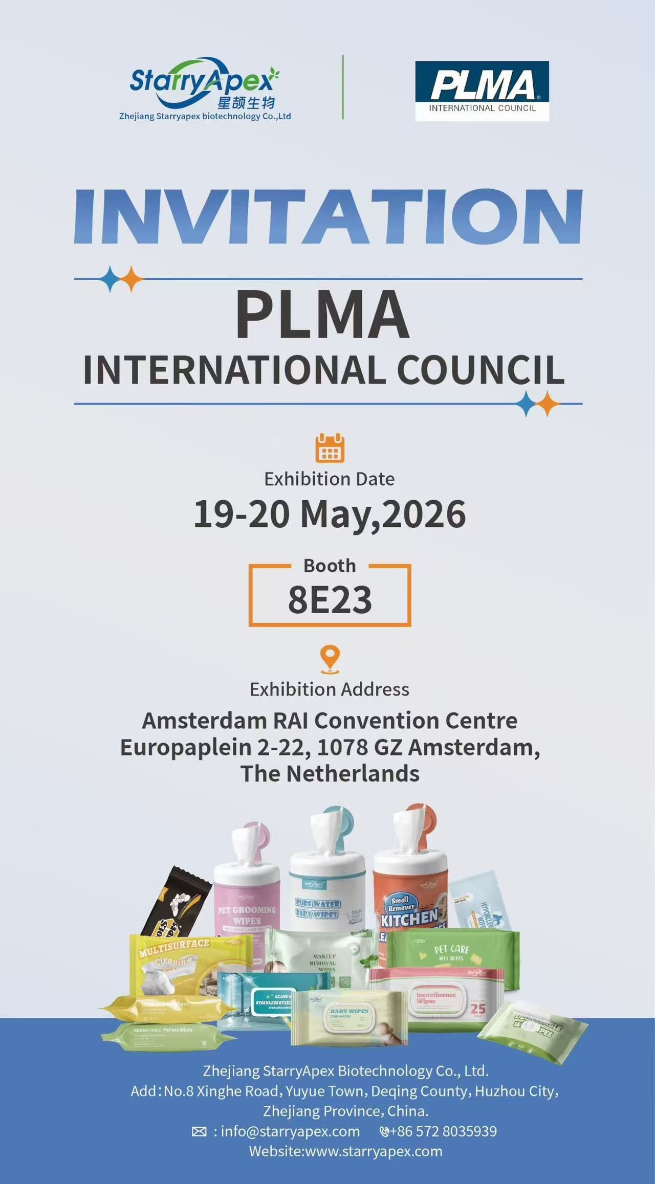 StarryApex na PLMA International Council 2026 — Objevte budoucnost ubrousků